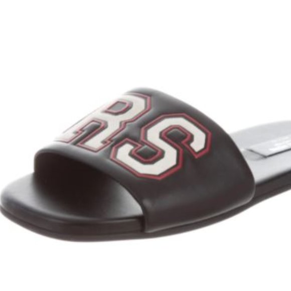 MICHAEL KORS Leather Printed Slides - Picture 3 of 4